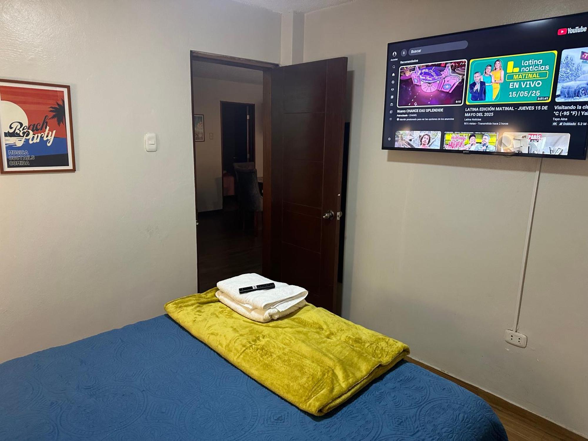 Hermoso Depa Amoblado 3Camas Wifi Terraza Lima Exterior foto